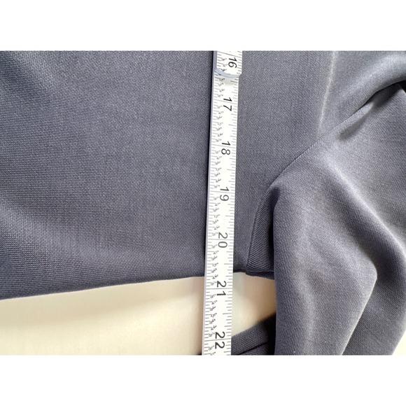 Pure Jill Women's Fall Cardigan Grey Open Front Draped Woven Jacket, Size M‎ EUC - Picture 10 of 10